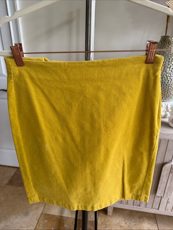 Old Navy Dresses & Skirts - Old Navy Mustard Yellow corduroy Mini Skirt